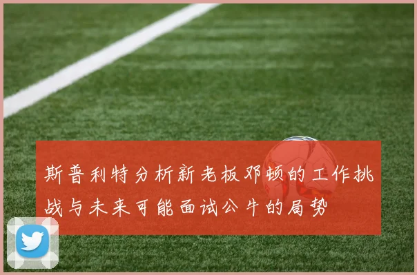 斯普利特分析新老板邓顿的工作挑战与未来可能面试公牛的局势